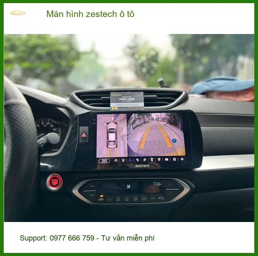Chị Thảo lắp màn hình Zestech ô tô Kia K3 tại Quận 2 để nâng cấp giải trí