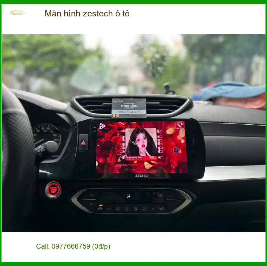 Chị Thảo lắp màn hình Zestech ô tô Kia K3 tại Quận 2 để nâng cấp giải trí ảnh thực tế 3