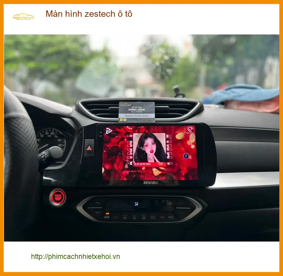 Anh Hải lắp màn hình Zestech ô tô cho Toyota Vios tại Gò Vấp