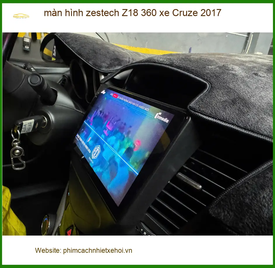 Anh Hoàng Long lắp màn hình Zestech Z18 360 xe Cruze 2017 tại Bình Chánh ảnh thực tế 2