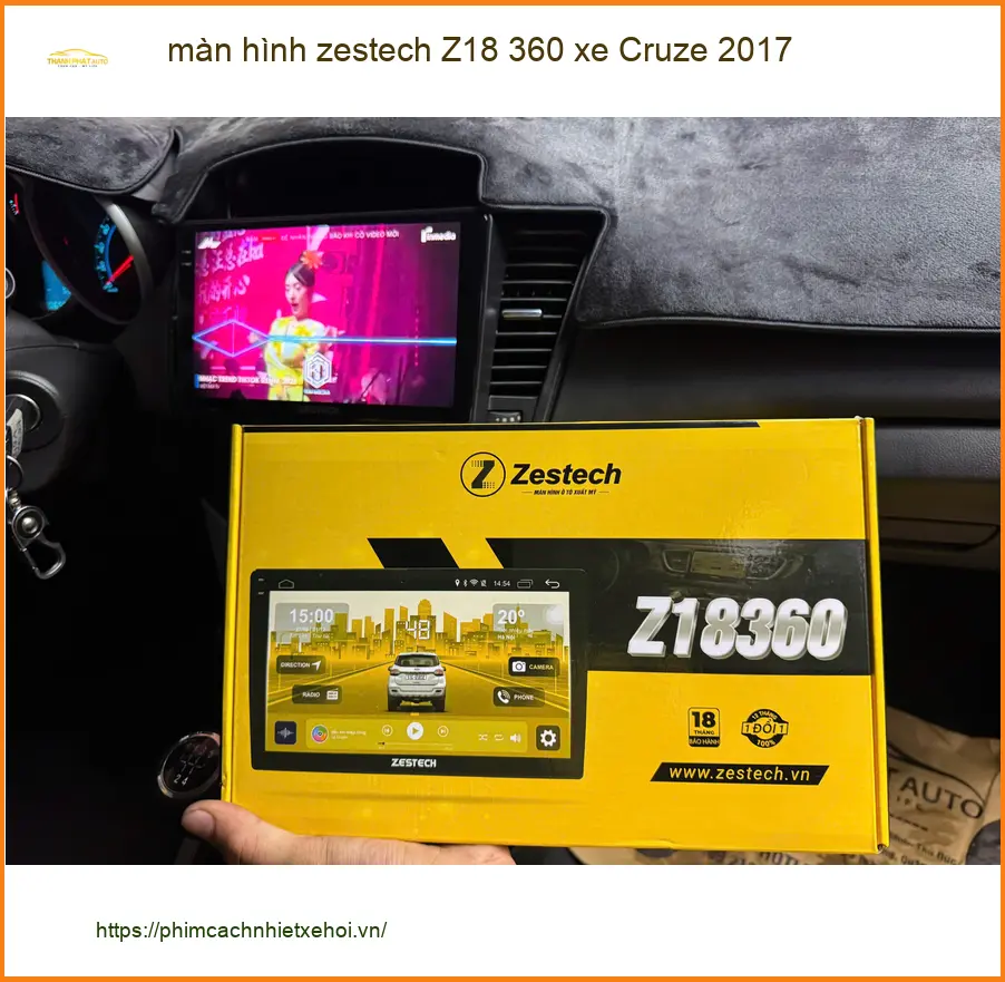 Anh Đức lắp màn hình Zestech Z18 360 cho Cruze 2017 ở Quận 7 ảnh thực tế 2
