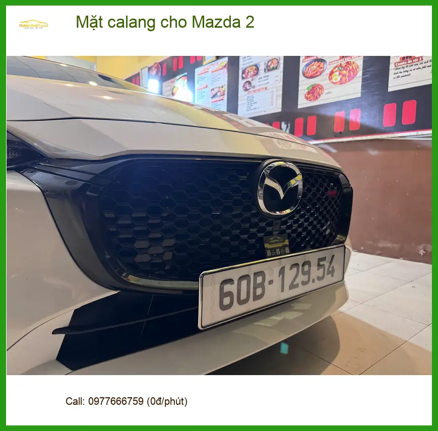 Anh Quân lắp mặt calang cho Mazda 2 tại Quận Bình Tân vì muốn đổi phong cách cho xe ảnh thực tế 4