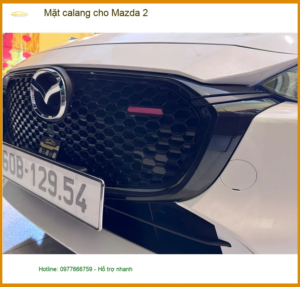 Anh Quân lắp mặt calang cho Mazda 2 tại Quận Bình Tân vì muốn đổi phong cách cho xe ảnh thực tế 5