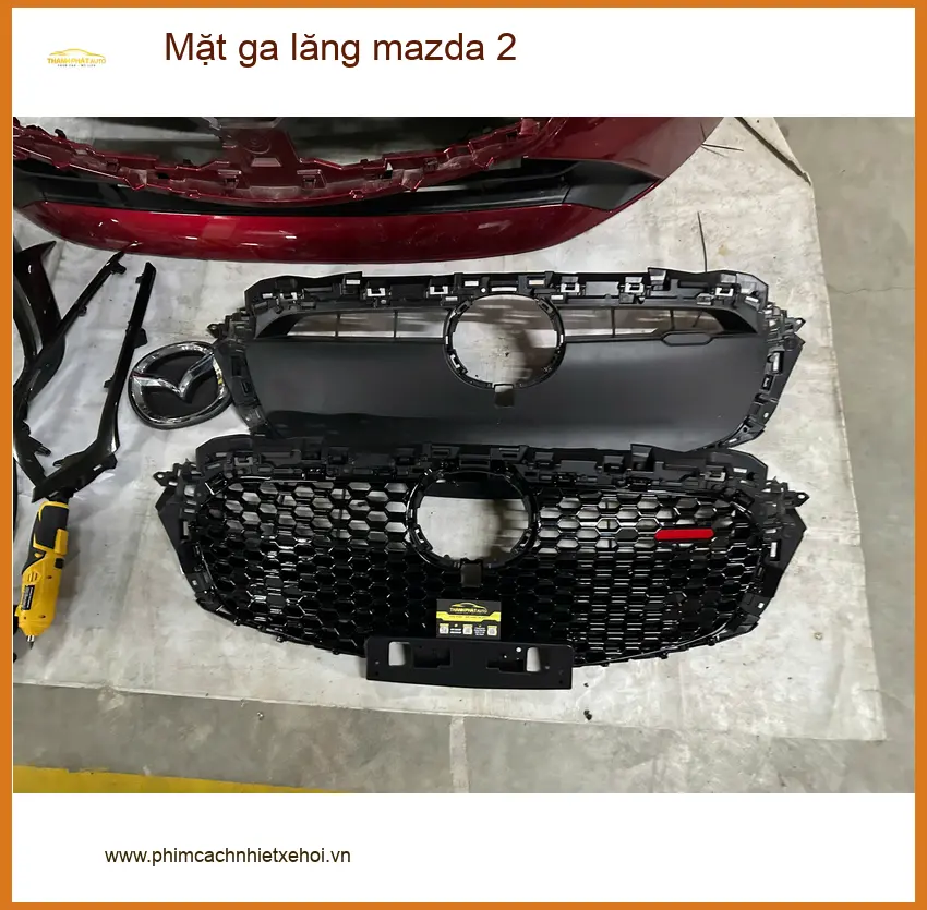 Anh Khang thay mặt ga lăng Mazda 2 tại Quận 11 để xe trông thể thao và cá tính hơn ảnh thực tế 3
