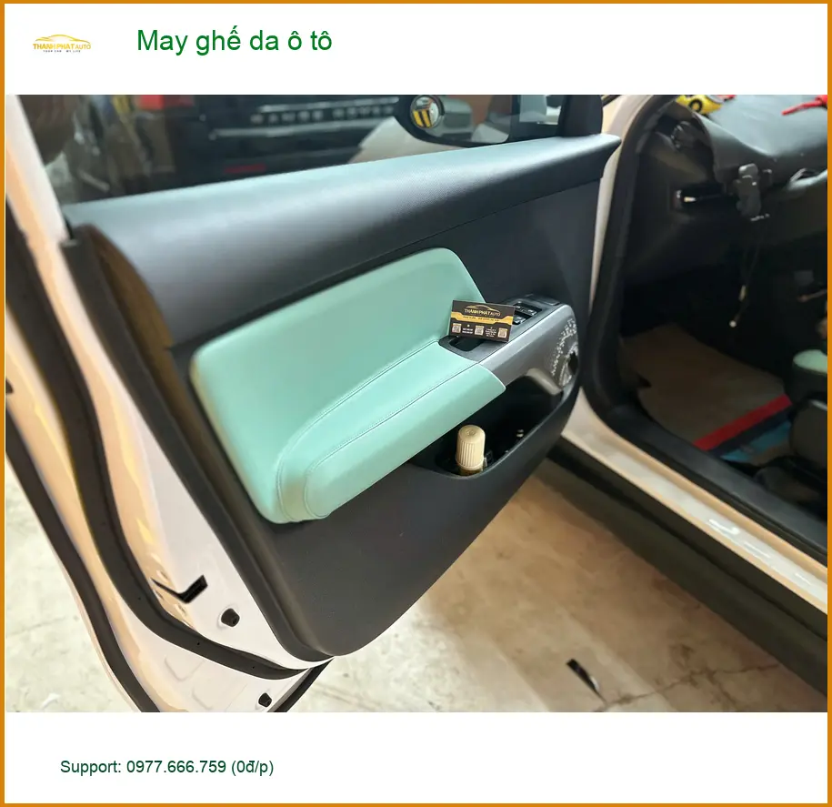 Chị Thanh may ghế da ô tô Ford Everest tại Quận 6 để nội thất sang trọng hơn ảnh thực tế 5