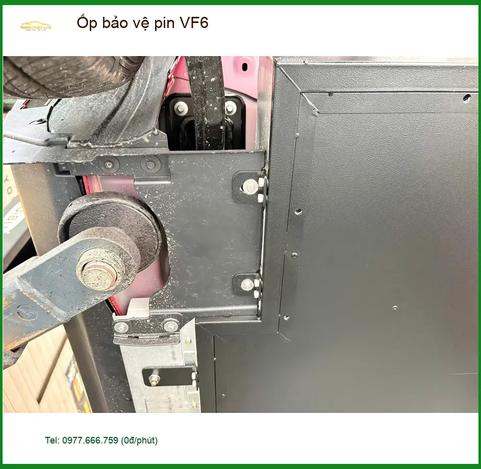 Anh Khang lắp ốp bảo vệ pin cho VinFast VF6 tại Cần Giờ để bảo vệ tối ưu ảnh thực tế 5