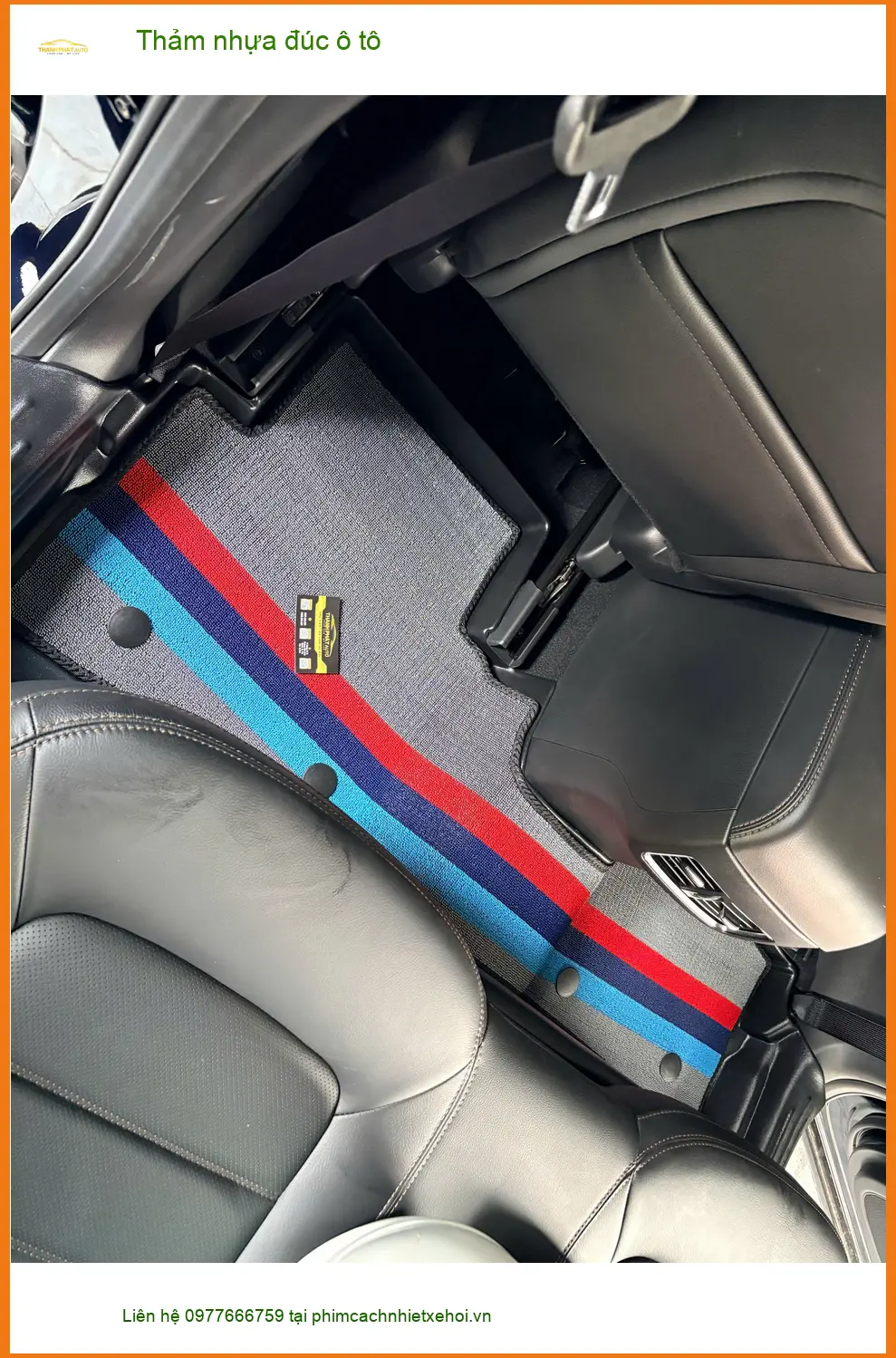 Anh Minh lắp thảm nhựa đúc ô tô cho Hyundai Accent tại Quận 11 để giữ xe luôn sạch sẽ ảnh thực tế 2