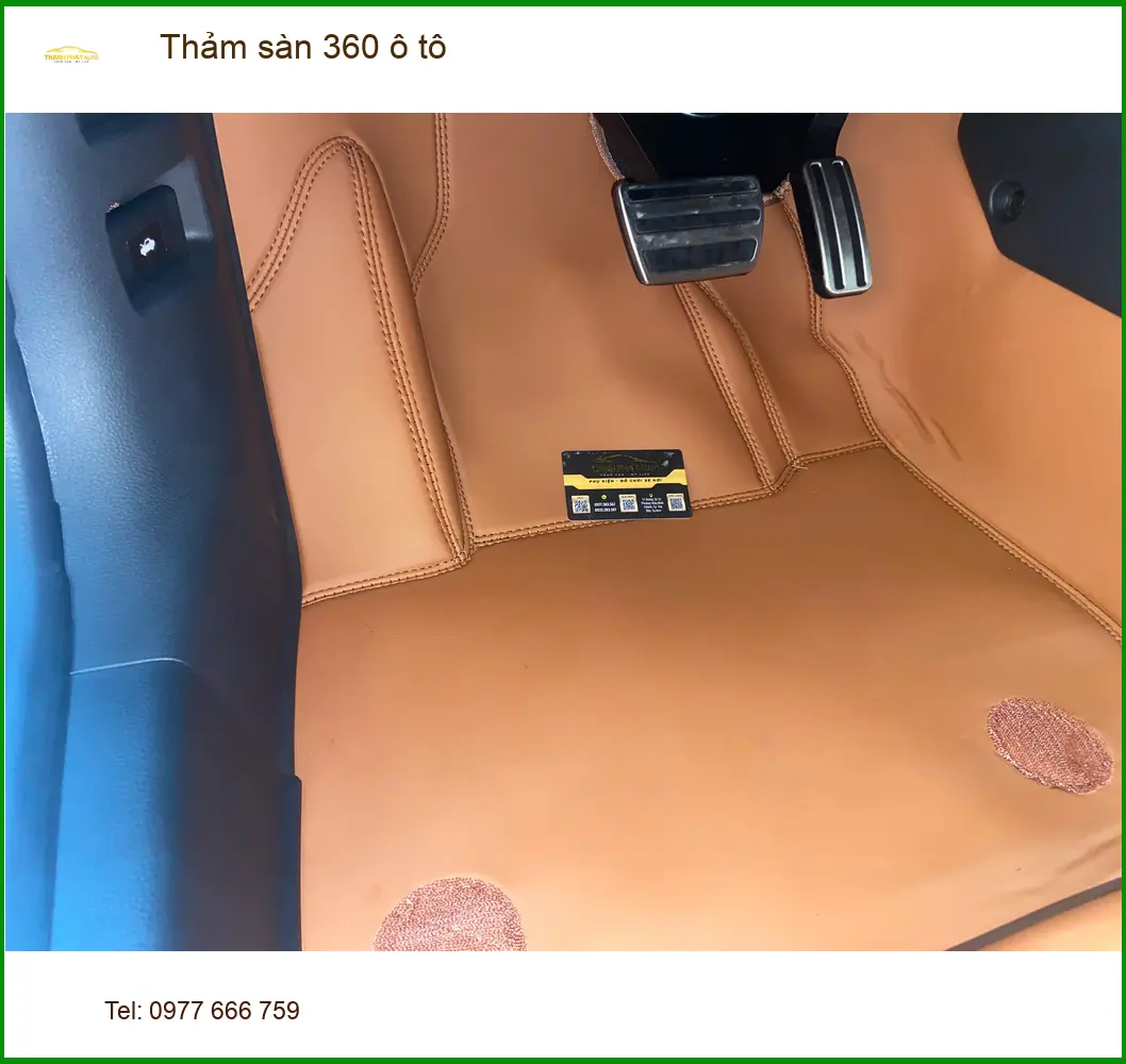 Anh Lâm lắp thảm sàn 360 ô tô cho VinFast Lux A2.0 tại Quận Thủ Đức ảnh thực tế 3