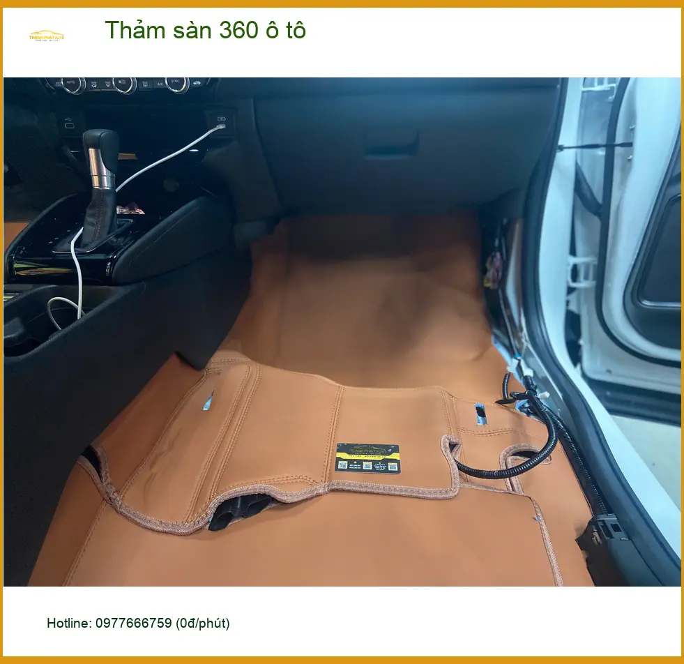 Anh Lâm lắp thảm sàn 360 ô tô cho VinFast Lux A2.0 tại Quận Thủ Đức ảnh thực tế 4