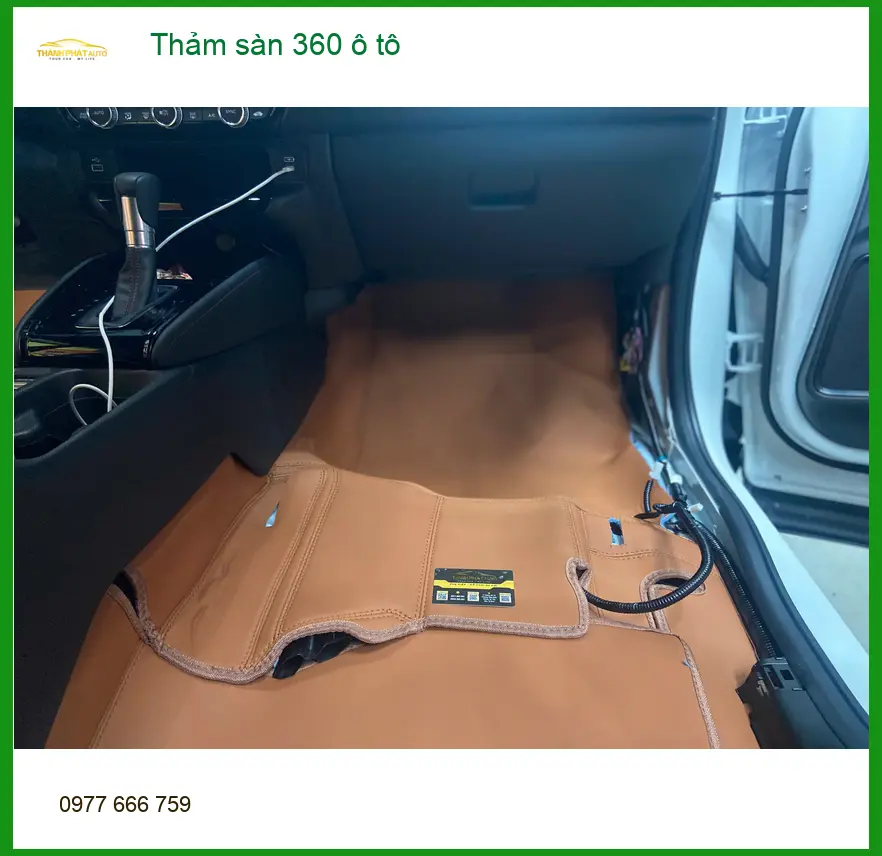 Chú Hoài Nam lắp thảm sàn 360 ô tô cho Hyundai Creta tại Cần Giờ để nội thất luôn sạch đẹp ảnh thực tế 4