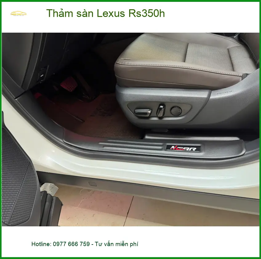 Anh Khang thay thảm sàn Lexus Rs350h Quận 9 để giữ nội thất sạch sẽ