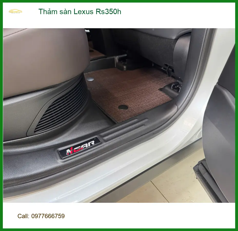 Anh Khang thay thảm sàn Lexus Rs350h Quận 9 để giữ nội thất sạch sẽ ảnh thực tế 2