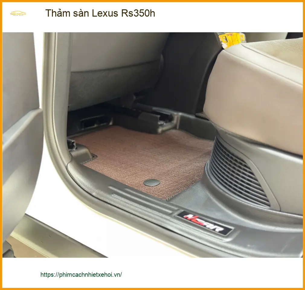Anh Khang thay thảm sàn Lexus Rs350h Quận 9 để giữ nội thất sạch sẽ ảnh thực tế 3