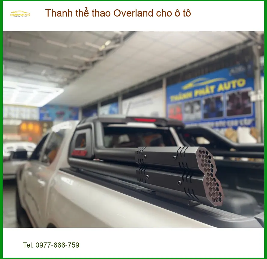 Anh Quốc Trung gắn thanh thể thao Overland cho Mitsubishi Triton tại Nhà Bè ảnh thực tế 3