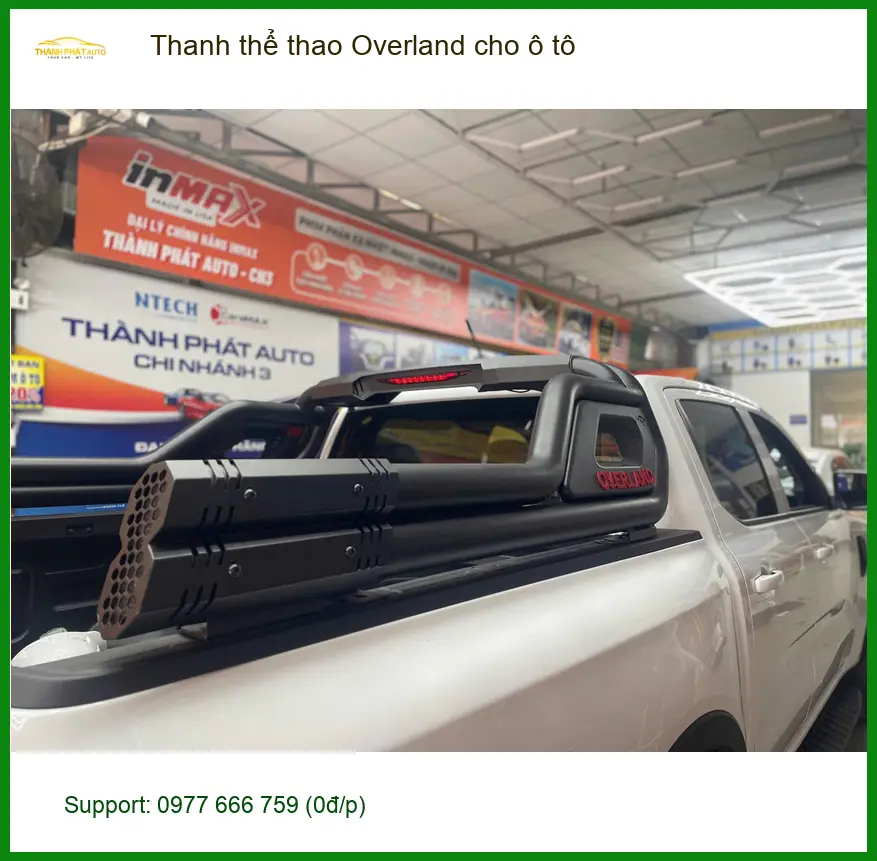 Anh Long lắp Thanh thể thao Overland cho Toyota Fortuner ở Quận Gò Vấp