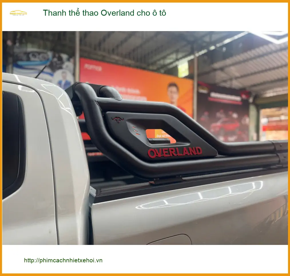 Anh Khang lắp thanh thể thao Overland cho Ford Ranger tại Bình Chánh