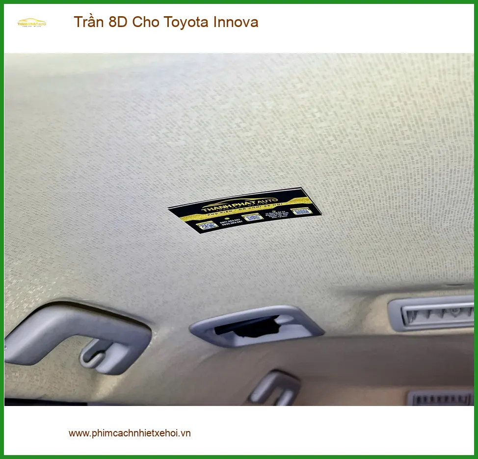 Anh Khang nâng cấp Trần 8D Toyota Innova Gò Vấp, nội thất thêm sang trọng. ảnh thực tế 3
