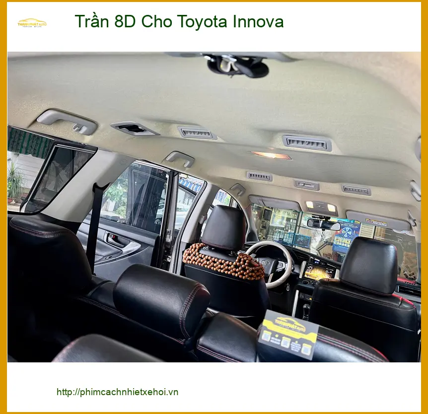 Anh Khang nâng cấp Trần 8D Toyota Innova Gò Vấp, nội thất thêm sang trọng. ảnh thực tế 4
