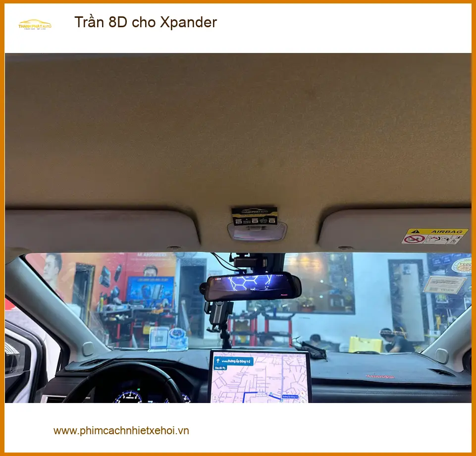 Chị Mai Anh bọc Trần 8D cho Xpander tại Thủ Đức nâng tầm không gian xe ảnh thực tế 2