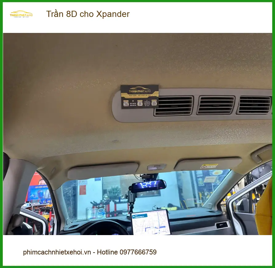 Chị Thảo lắp Trần 8D cho Xpander ở Quận 12, nâng tầm sang trọng nội thất xe ảnh thực tế 2