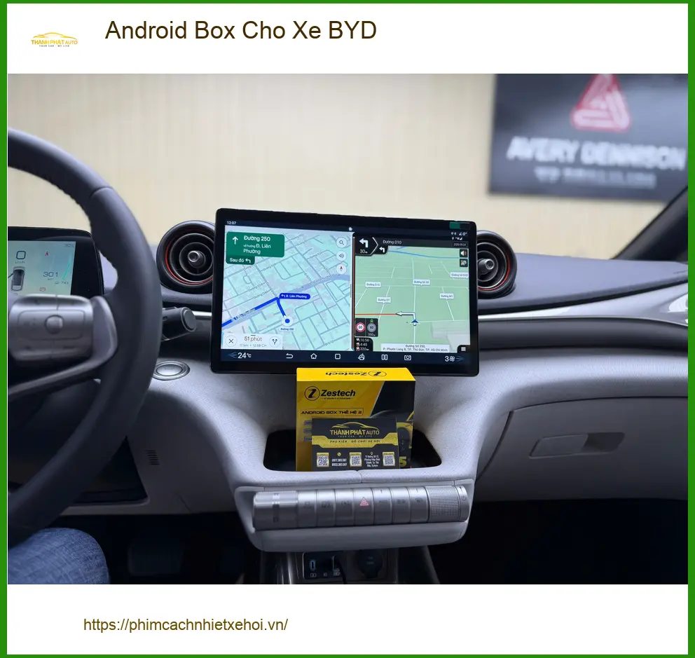 Anh Kiên lắp Android Box cho xe BYD tại Quận 8 để nâng tầm giải trí