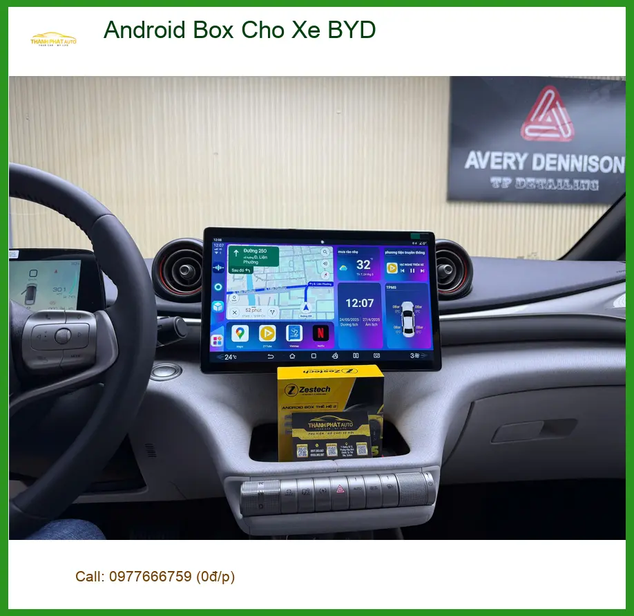 Anh Kiên lắp Android Box cho xe BYD tại Quận 8 để nâng tầm giải trí ảnh thực tế 4