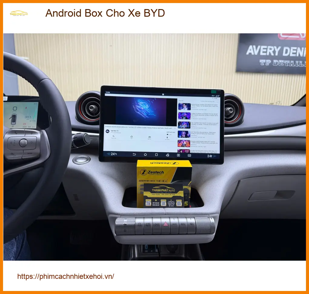 Chị Thu Trang lắp Android Box cho BYD Atto 3 ở Quận 12 để nâng tầm giải trí ảnh thực tế 2