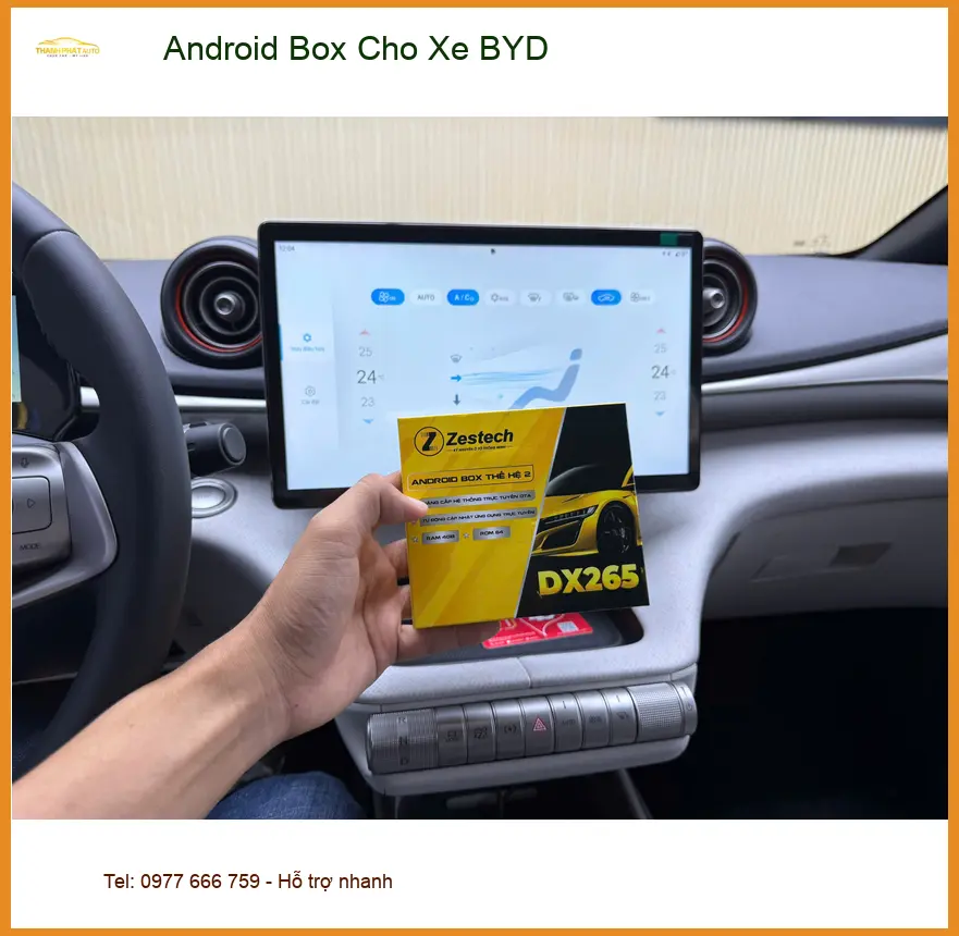 Chị Thu Trang lắp Android Box cho BYD Atto 3 ở Quận 12 để nâng tầm giải trí ảnh thực tế 4