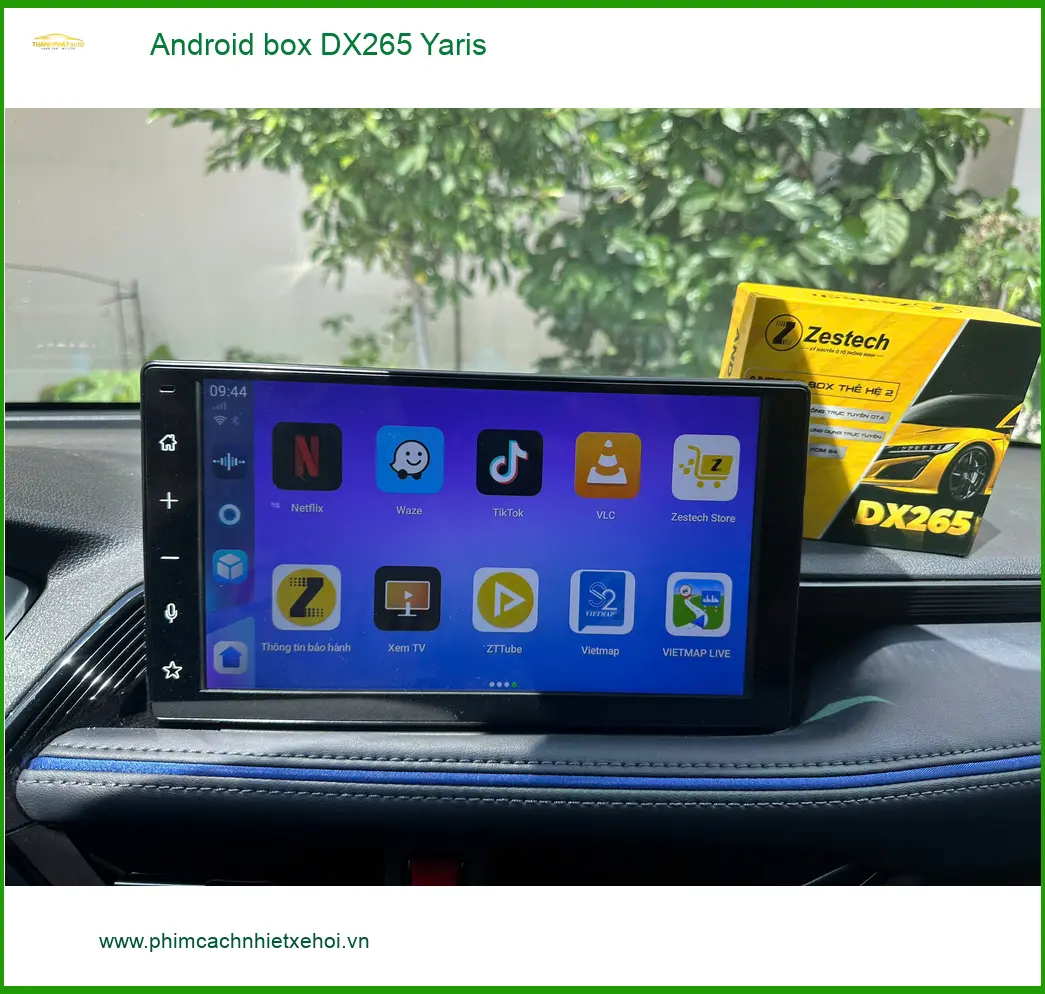 Anh Phong lắp Android box DX265 Toyota Yaris tại Quận 4 xem YouTube và dẫn đường ảnh thực tế 2