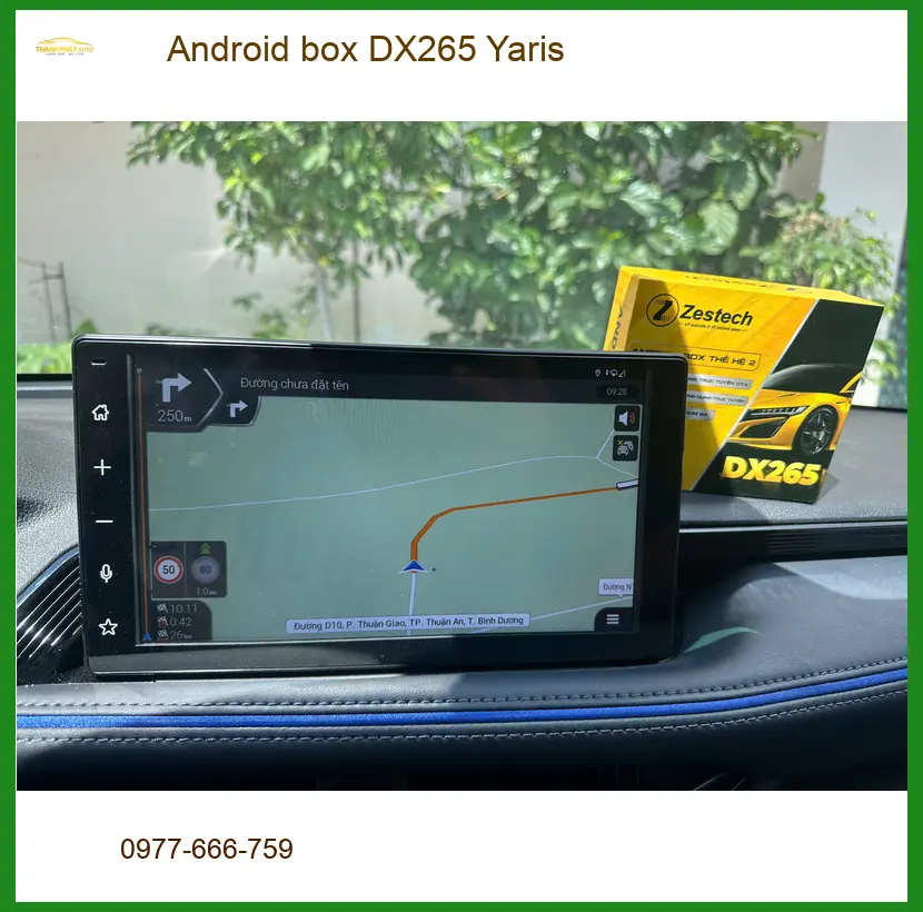 Anh Phong lắp Android box DX265 Toyota Yaris tại Quận 4 xem YouTube và dẫn đường ảnh thực tế 4
