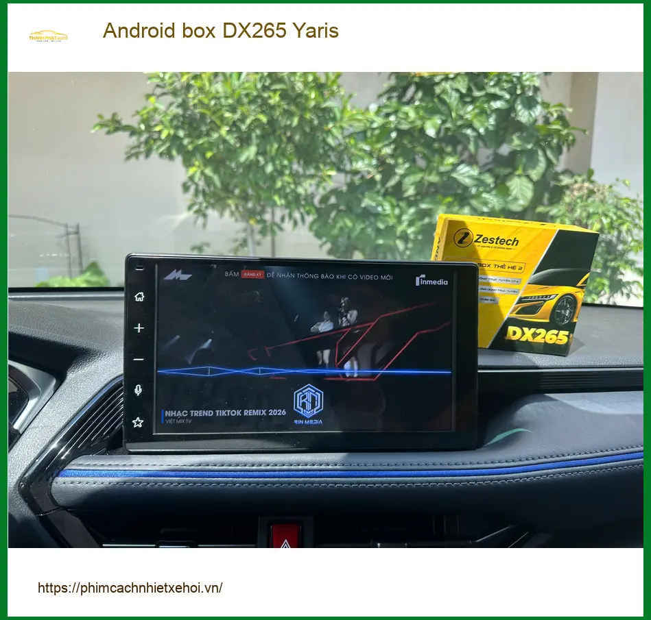 Anh Khang lắp Android box DX265 cho Yaris ở Quận 6 để xem bản đồ tiện hơn ảnh thực tế 5