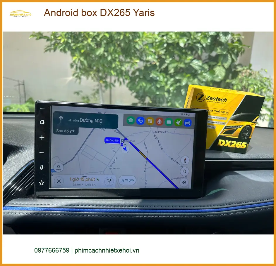 Anh Khôi lắp Android Box DX265 Yaris tại Quận 10: Giải trí tối ưu!