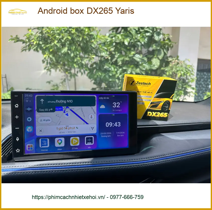 Anh Khôi lắp Android Box DX265 Yaris tại Quận 10: Giải trí tối ưu! ảnh thực tế 3