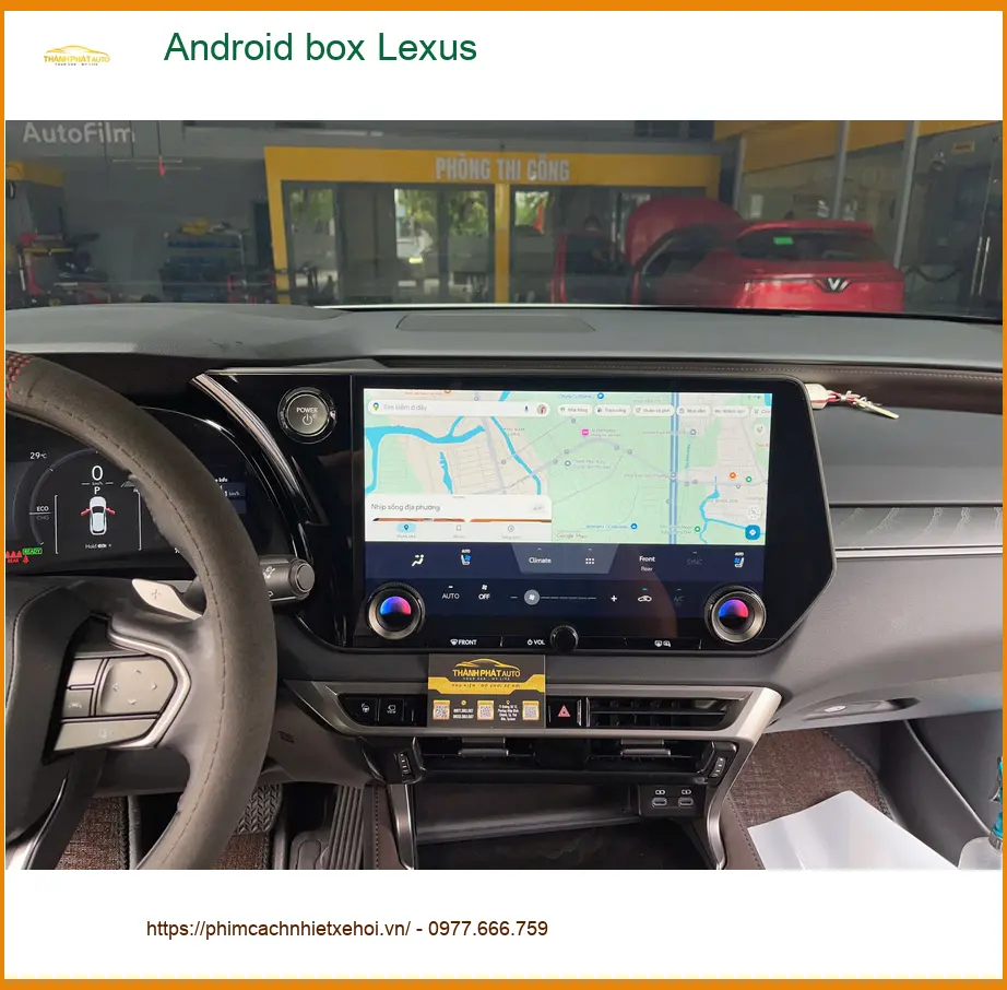 Anh Kiên lắp Android Box cho Lexus RX350 tại Quận Tân Phú để xem YouTube và dẫn đường tiện lợi ảnh thực tế 4