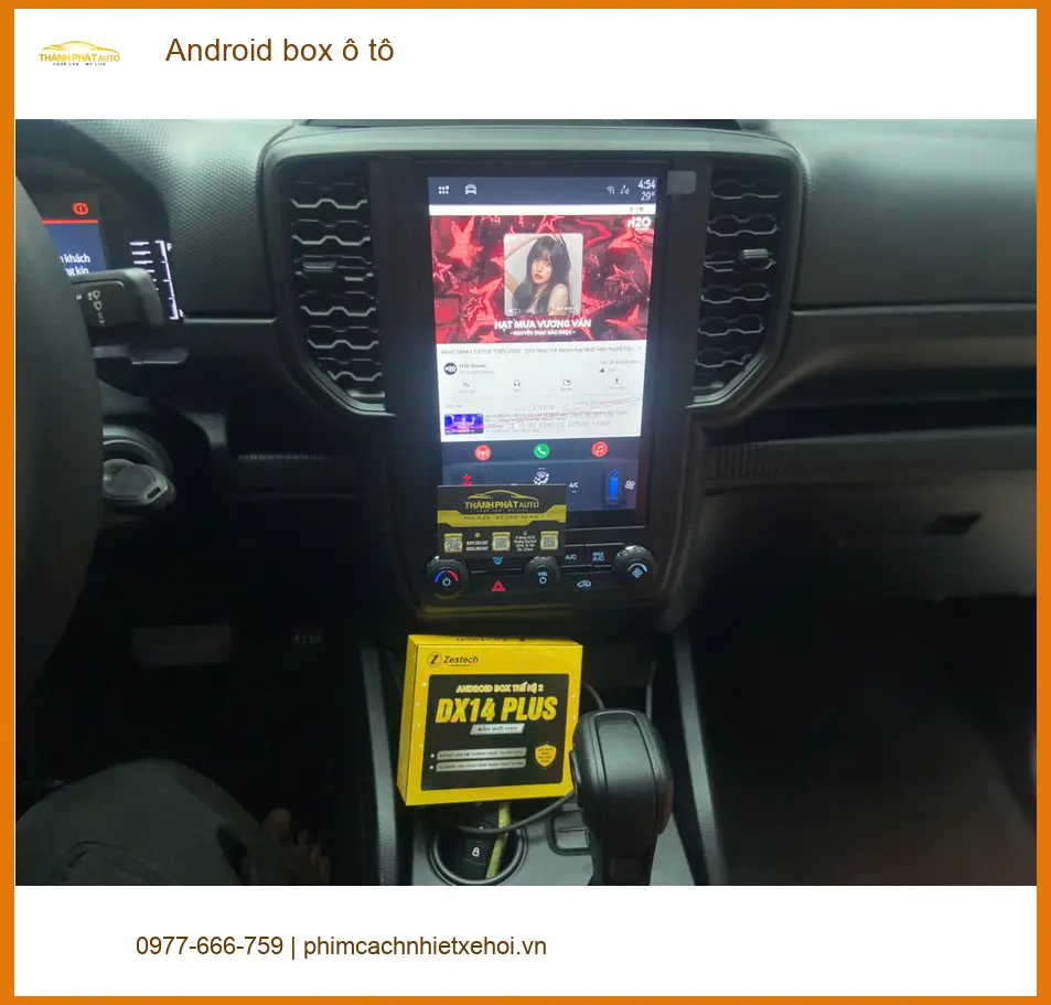 Chú Lợi gắn Android box ô tô cho Honda CRV tại Quận Bình Tân tiện đường đi