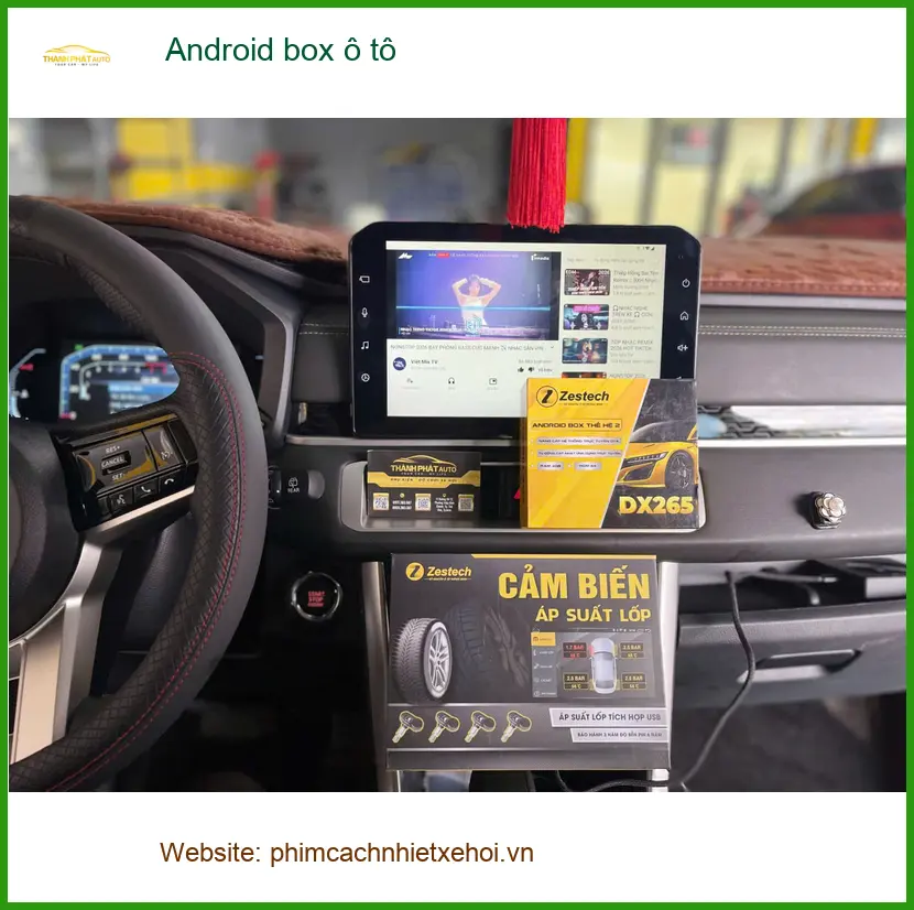 Anh Khang lắp Android box ô tô cho Honda CRV tại Quận 9 xem YouTube, bản đồ ảnh thực tế 2