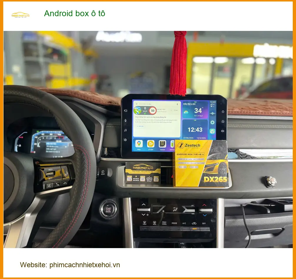 Anh Khang lắp Android box ô tô cho Honda CRV tại Quận 9 xem YouTube, bản đồ ảnh thực tế 5