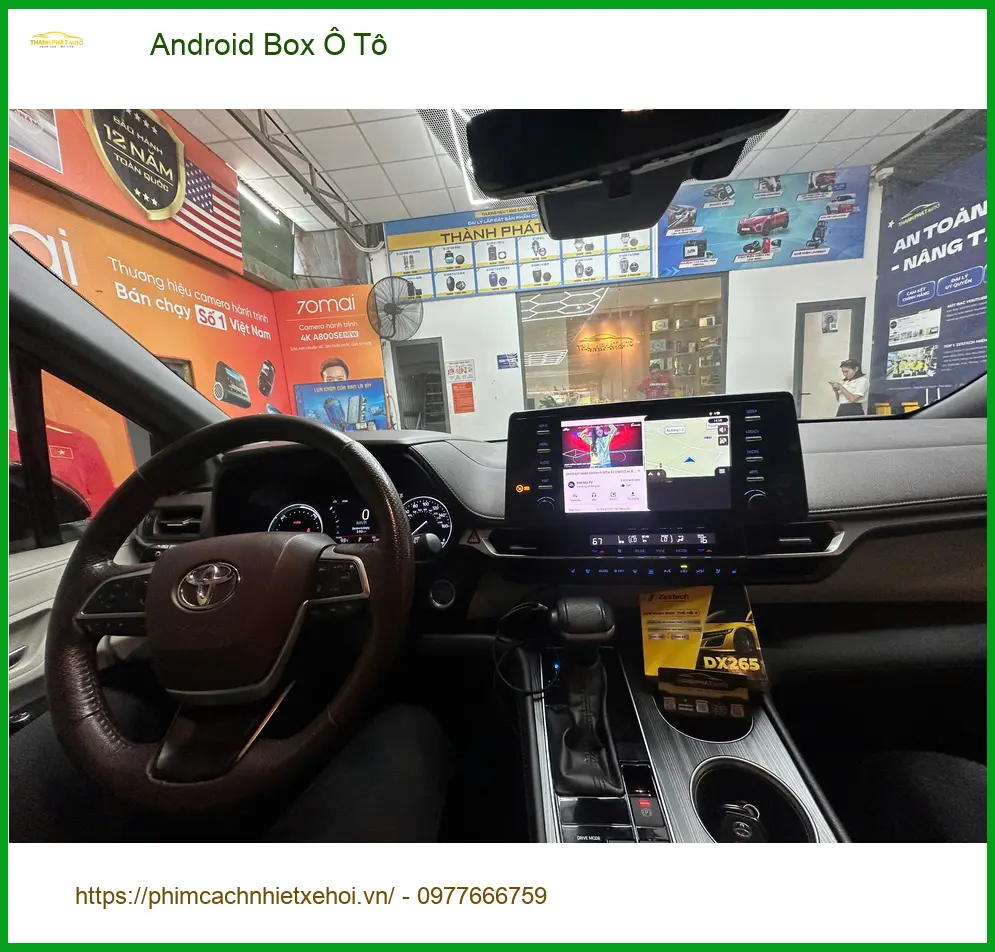 Chị Mai lắp Android Box Ô Tô cho Hyundai Accent tại Thủ Đức để xem bản đồ, YouTube
