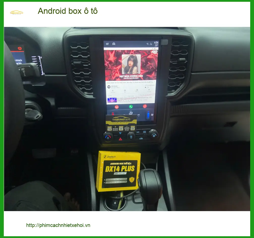 Anh Tùng lắp Android box ô tô cho Hyundai Santa Fe tại Quận 7 để nâng tầm giải trí ảnh thực tế 2