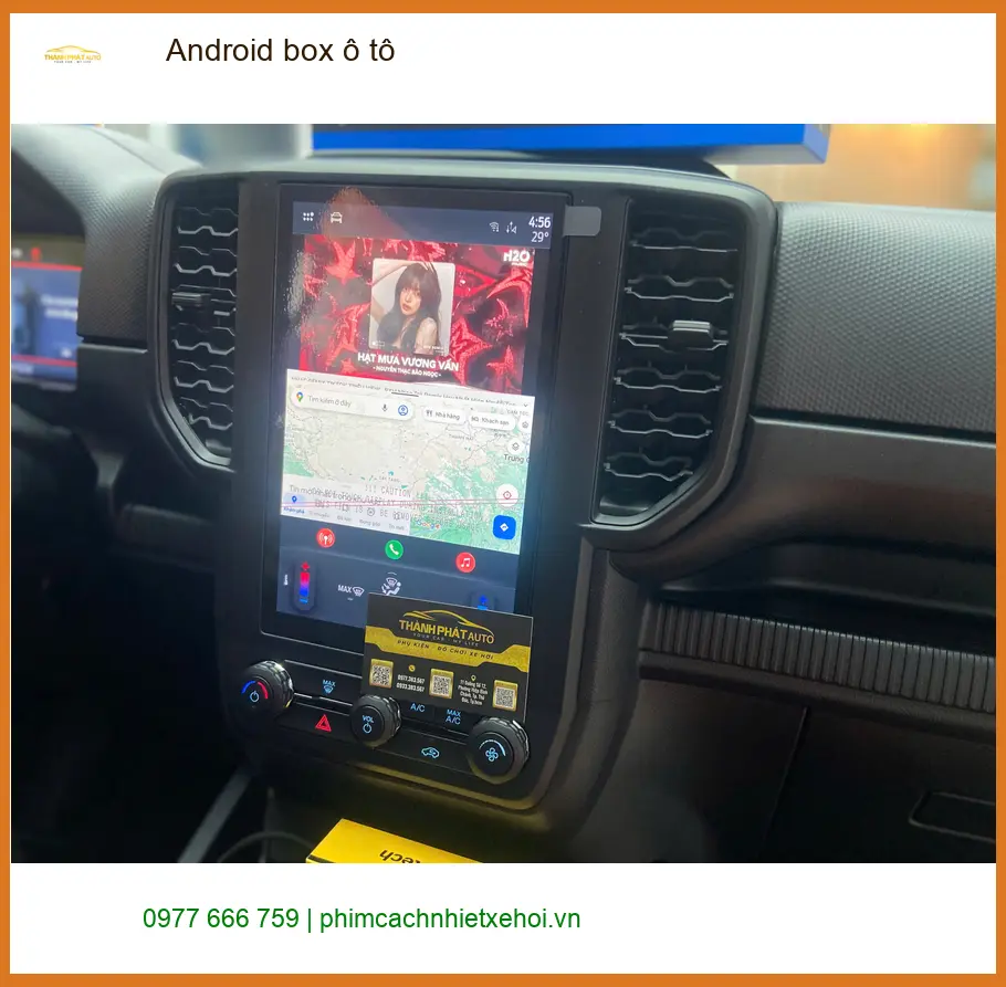 Anh Tùng lắp Android box ô tô cho Hyundai Santa Fe tại Quận 7 để nâng tầm giải trí ảnh thực tế 3