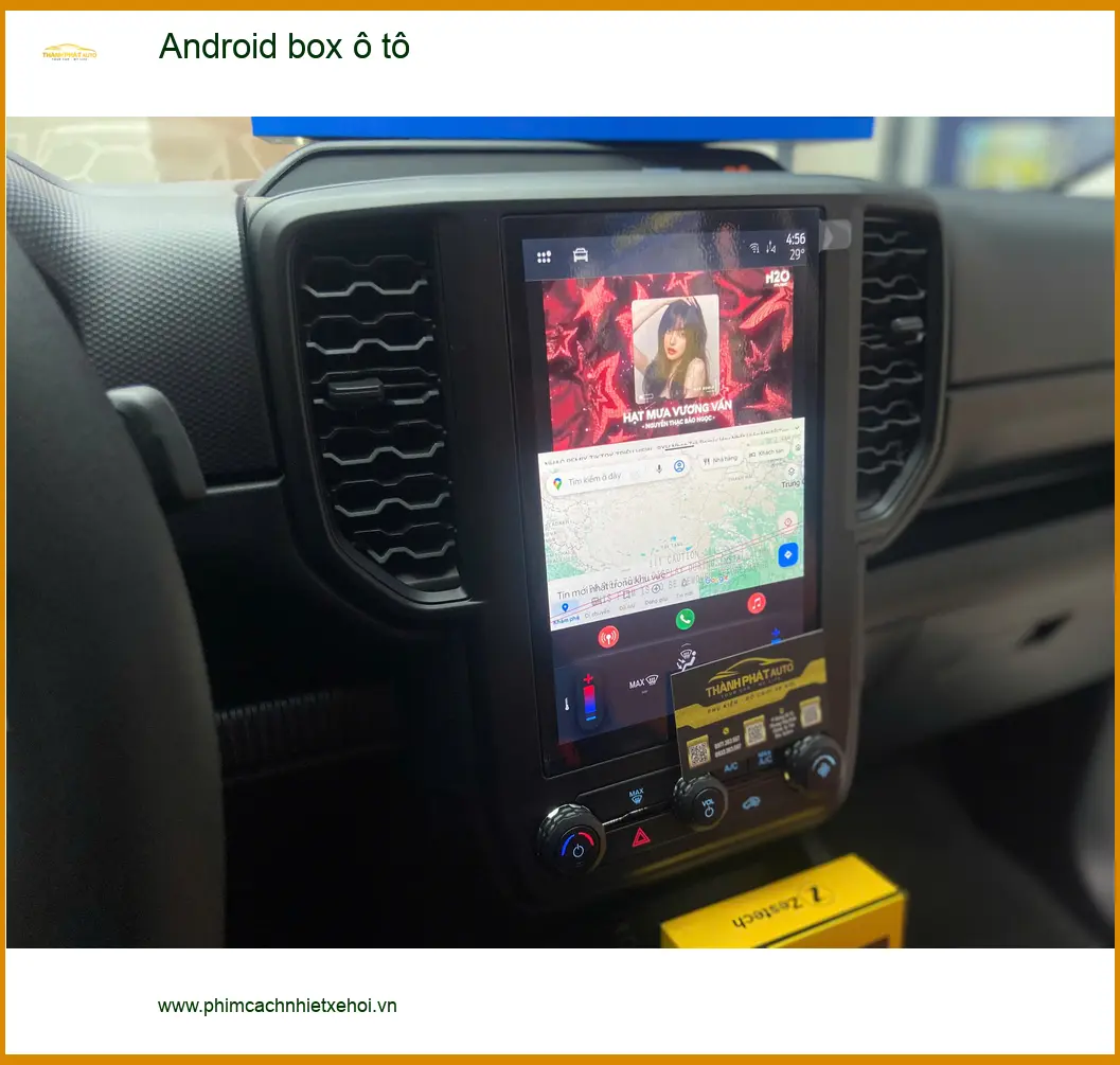 Anh Tùng lắp Android box ô tô cho Hyundai Santa Fe tại Quận 7 để nâng tầm giải trí ảnh thực tế 4