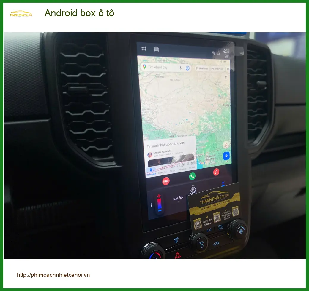 Chú Thanh lắp Android box ô tô cho Kia Sorento tại Quận 3 để xem YouTube và dẫn đường ảnh thực tế 2