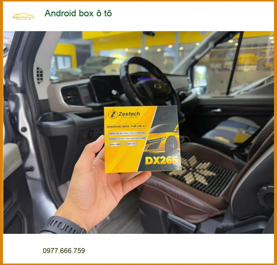 Chị Thảo nâng cấp Android box ô tô cho Hyundai Accent tại Quận 2