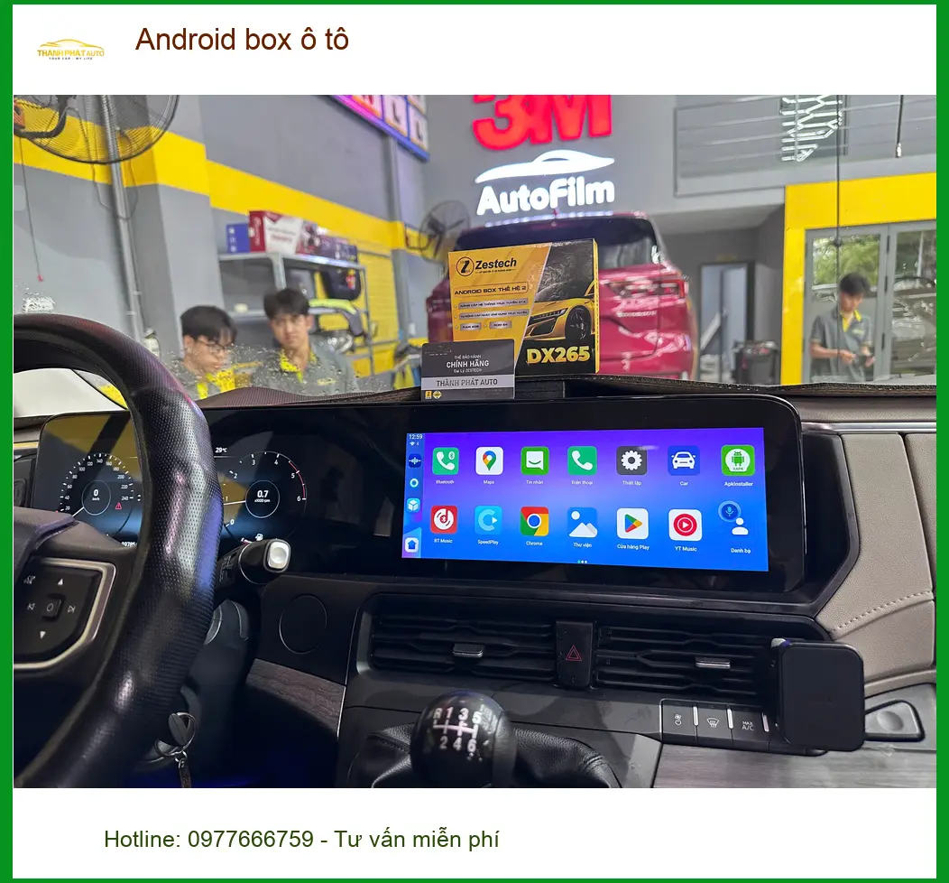 Chị Thảo nâng cấp Android box ô tô cho Hyundai Accent tại Quận 2 ảnh thực tế 2
