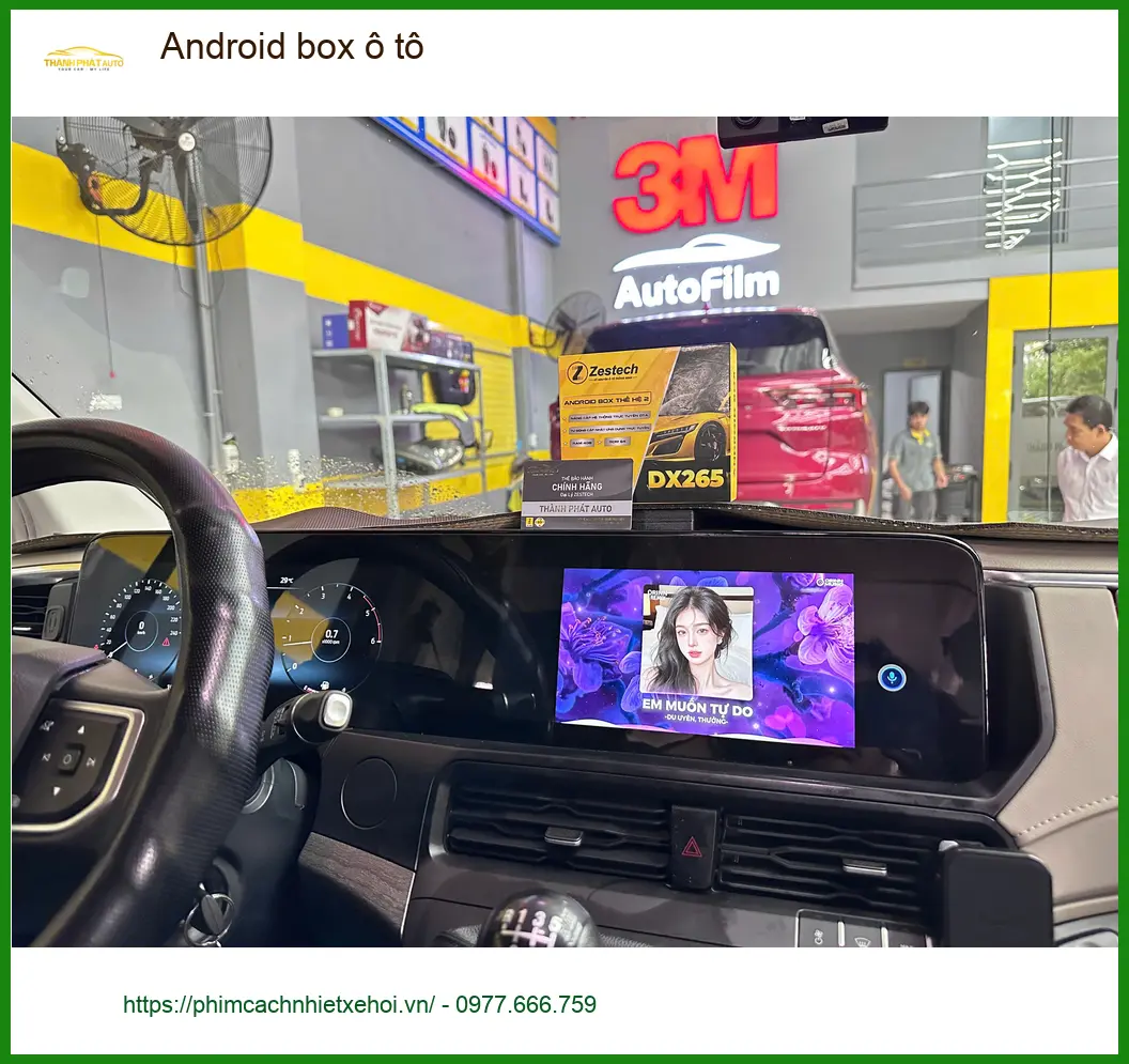 Chị Thảo nâng cấp Android box ô tô cho Hyundai Accent tại Quận 2 ảnh thực tế 4
