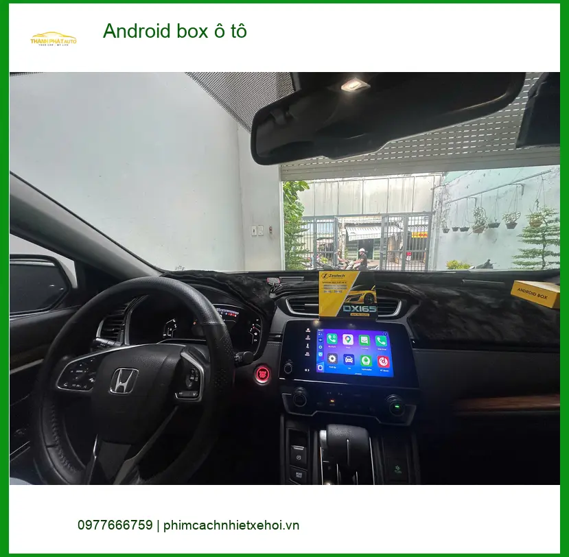 Địa chỉ lắp Android box ô tô uy tín cho xe của Chú Trường ở Quận 12 ảnh thực tế 3