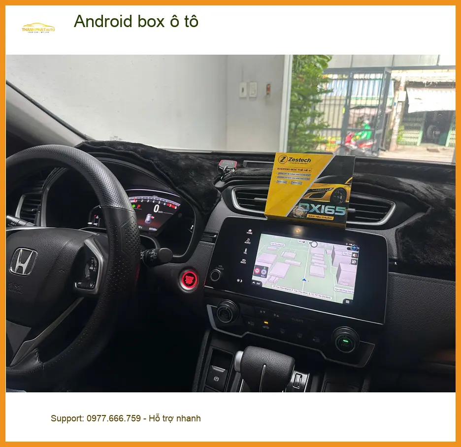 Địa chỉ lắp Android box ô tô uy tín cho xe của Chú Trường ở Quận 12 ảnh thực tế 4