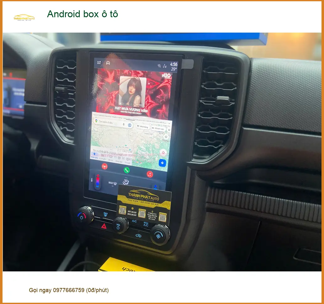 Anh Khang lắp Android box ô tô cho Mazda CX-5 tại Quận 2 để giải trí trên xe ảnh thực tế 2