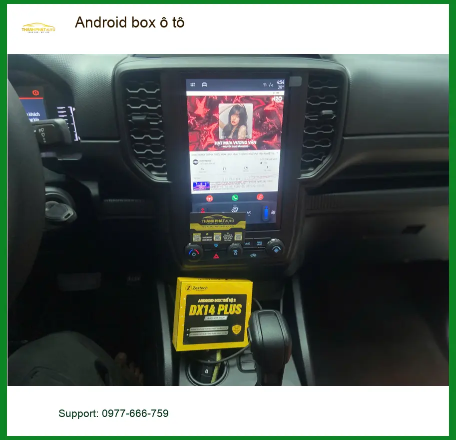 Anh Khang lắp Android box ô tô cho Mazda CX-5 tại Quận 2 để giải trí trên xe ảnh thực tế 3