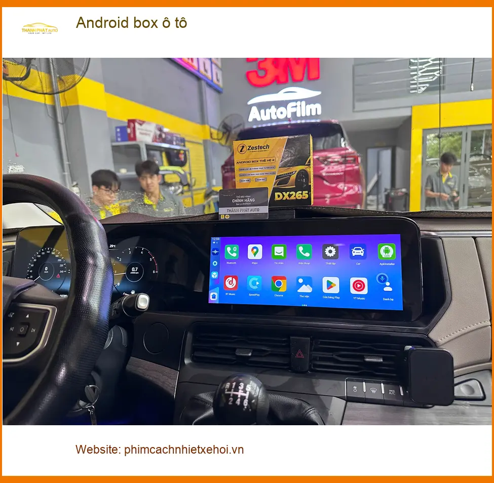 Anh Long lắp Android box ô tô cho Hyundai Accent tại Quận 12 để giải trí không giới hạn ảnh thực tế 2
